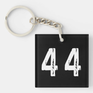 Sport number 44 keychain