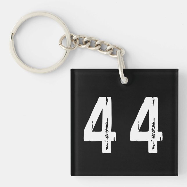 Sport number 44 keychain (Front)