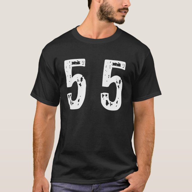 Sport number 55 T-Shirt (Front)