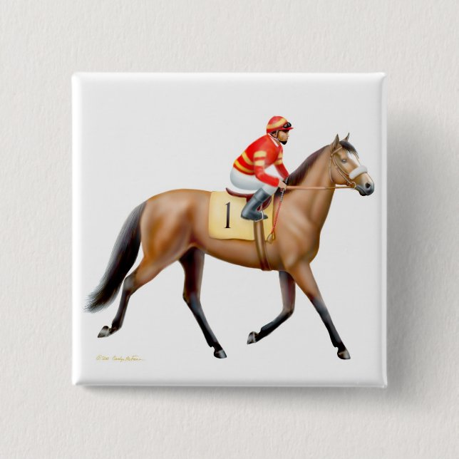 Sport of Kings Race Horse Pin (Front)