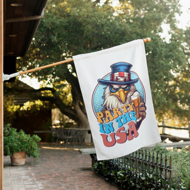SPORT Party in the USA House Flag (In SItu)