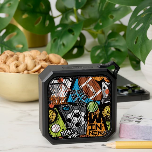 Sport Pattern With Balls Bluetooth Speaker (Insitu(Table))