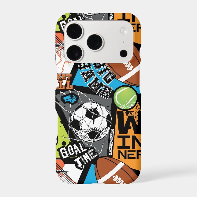 Sport Pattern With Balls Iphone Case (Back)