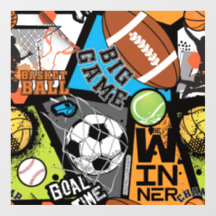 Sport Pattern With Balls