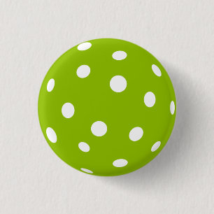 Sport Pickleball green ball Button