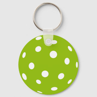 Sport Pickleball green ball Keychain