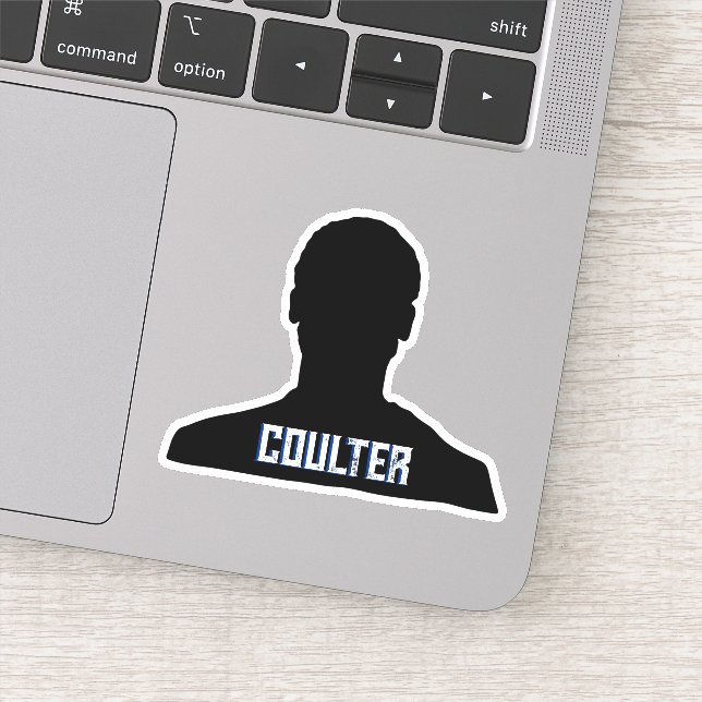 Sport Player Silhouette Custom Sticker (Detail)