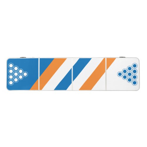 Sport Retro New Amsterdam Striped Beer Pong Table