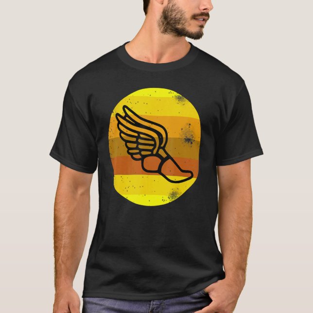 Sport   Runner Hurdler Athletics Track And Field S T-Shirt (Front)