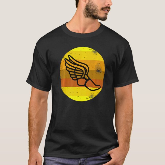 Sport  Runner Hurdler Athletics Track And Field Sh T-Shirt (Front)
