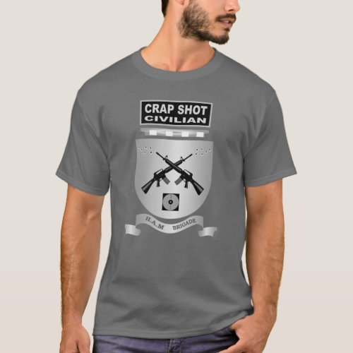 SPORT SHOOTER MARKSMAN HIT AND MISS BRIGADE T_Shirt