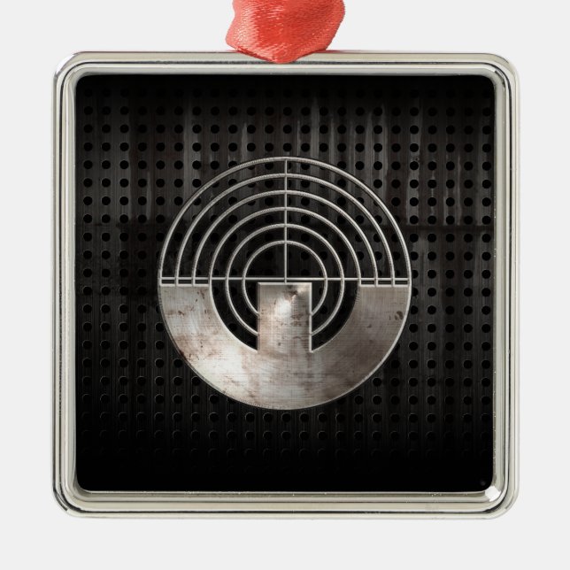 Sport Shooting; Cool Metal Ornament (Front)