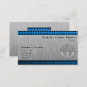 Sport Shooting; Metal-look Business Card (Front/Back)