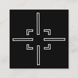 Sport Shooting Square Business Card