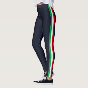 Sport Side Stripe Navy Blue Leggings Choose Colors