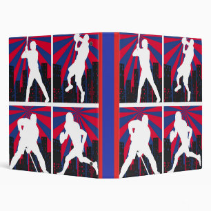 Sport Silhouettes Binder