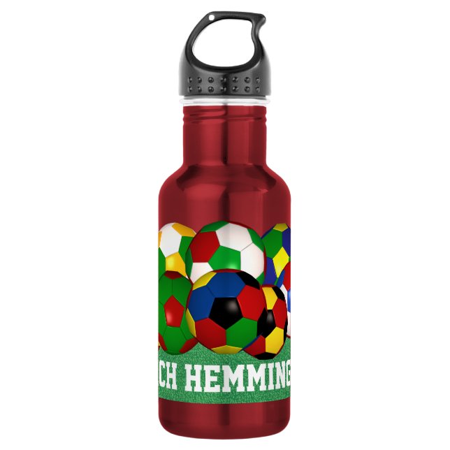 Sport - Soccer - SRF Stainless Steel Water Bottle (Front)