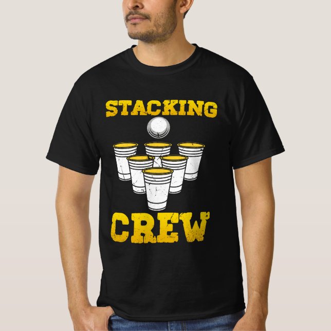Sport Stacking Crew Cups Speed Stacker Squad Stack T-Shirt (Front)