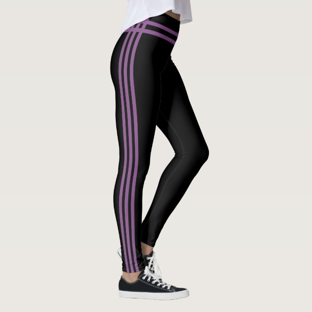Sport Stripe Leggings - Custom Colors (Right)