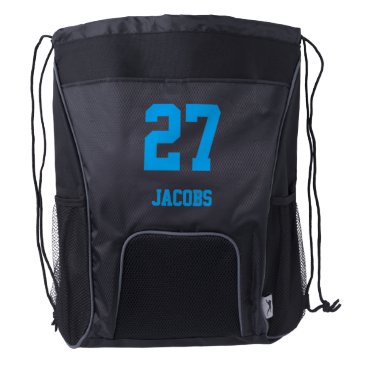 Sport Style | DIY Name and Number Drawstring Backpack
