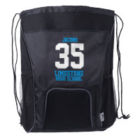 Sport Style | DIY Name, Number, School Drawstring Backpack