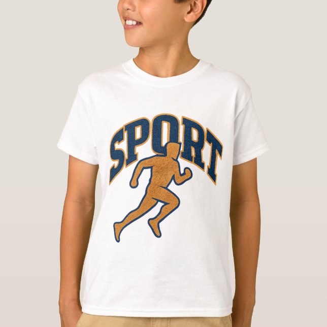 Sport Style Graphic Tee (Front)