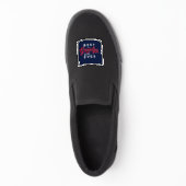 Sport Style Red & Navy Emblem Best Grandpa Ever Patch (On Shoe Tip)