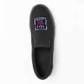 Sport Style Red & Navy Emblem Best Papa Ever Patch (On Shoe Tip)