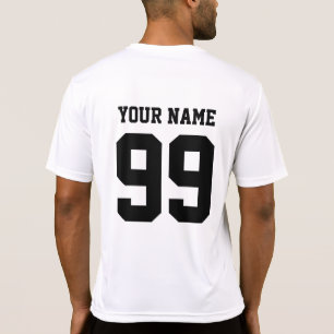 Sport-tek competitor custom jersey number sports T-Shirt