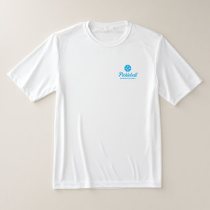 Sport-tek moist wicking pickleball logo t shirt