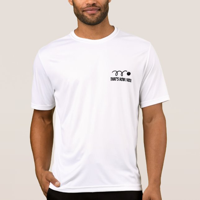 Sport-tek moist wicking t shirt for squash players (Front)