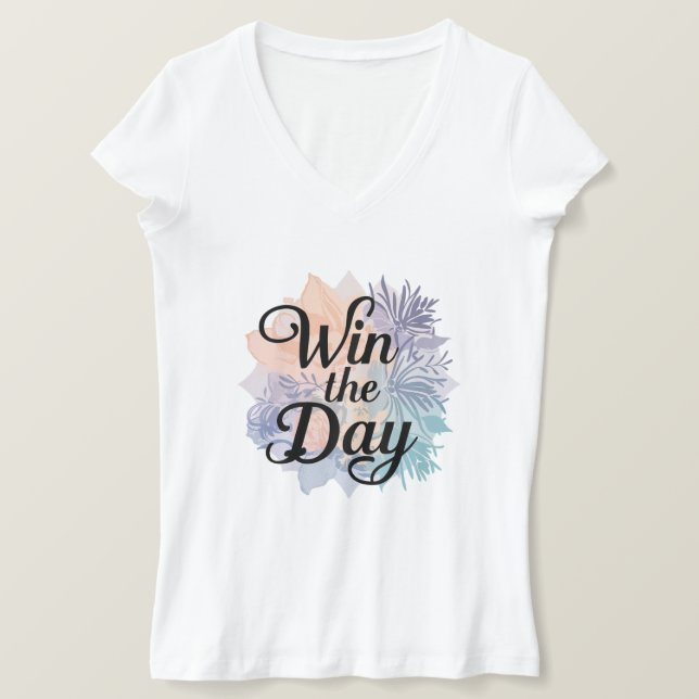 SPORT-TEK Women's Athletic Shirts - Win The Day V2 (Design Front)