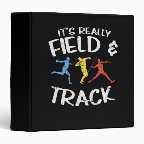 Sport Track And Field Gifts 3 Ring Binder