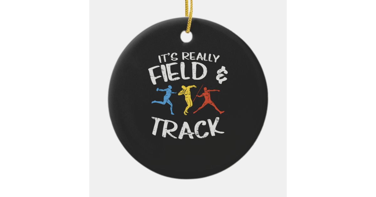 Sport Track And Field Gifts Ceramic Ornament Zazzle