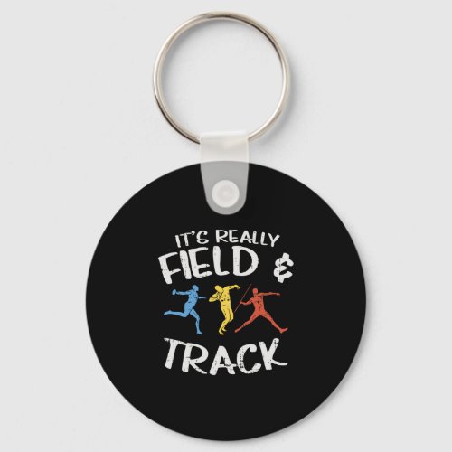 Sport Track And Field Gifts Keychain