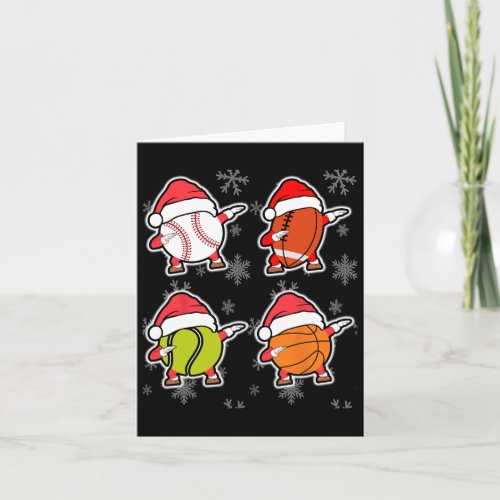 Sport Ugly Design For Men Boys Christmas Basketbal Card