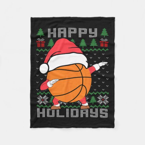 Sport Ugly Design For Men Boys Christmas Basketbal Fleece Blanket