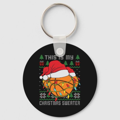 Sport Ugly Design For Men Boys Christmas Basketbal Keychain