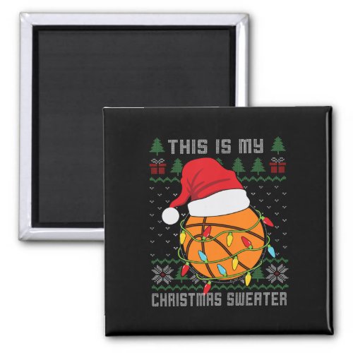 Sport Ugly Design For Men Boys Christmas Basketbal Magnet