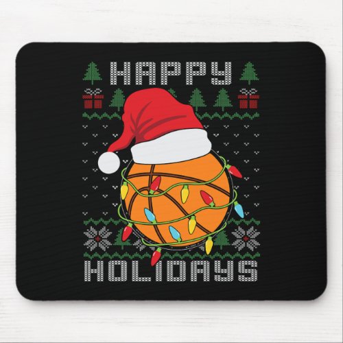 Sport Ugly Design For Men Boys Christmas Basketbal Mouse Pad