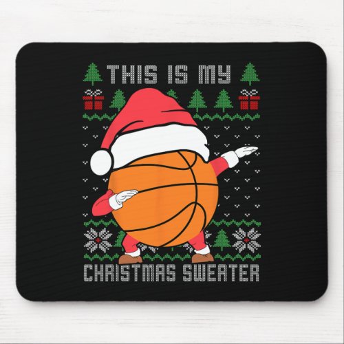 Sport Ugly Design For Men Boys Christmas Basketbal Mouse Pad