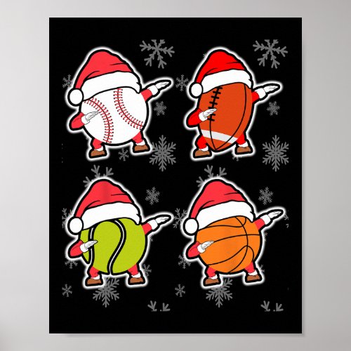 Sport Ugly Design For Men Boys Christmas Basketbal Poster