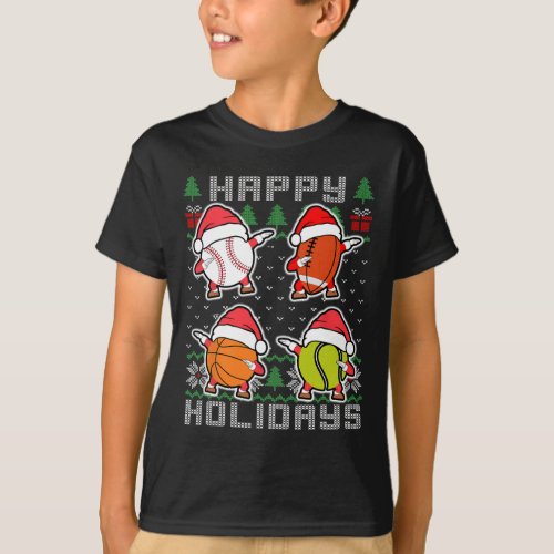 Sport Ugly Design For Men Boys Christmas Basketbal T_Shirt