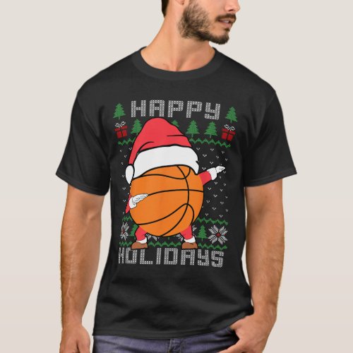 Sport Ugly Design For Men Boys Christmas Basketbal T_Shirt