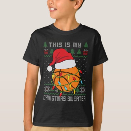 Sport Ugly Design For Men Boys Christmas Basketbal T_Shirt