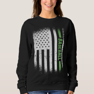 Sport Us Flag Baseball 4 Sweatshirt