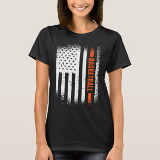 Sport Us Flag Basketball 3 T-Shirt