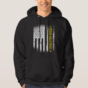 Sport Us Flag Beach Volleyball 1 Hoodie