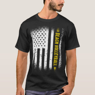 Sport Us Flag Beach Volleyball 1 T-Shirt