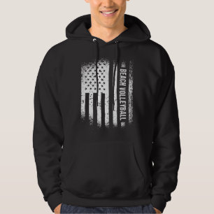 Sport Us Flag Beach Volleyball 2 Hoodie